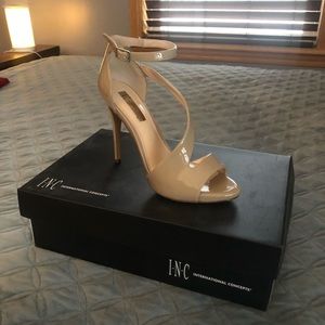 Women’s nude heels- INC size 7 1/2